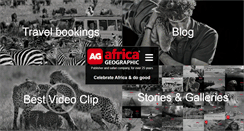 Desktop Screenshot of africageographic.com